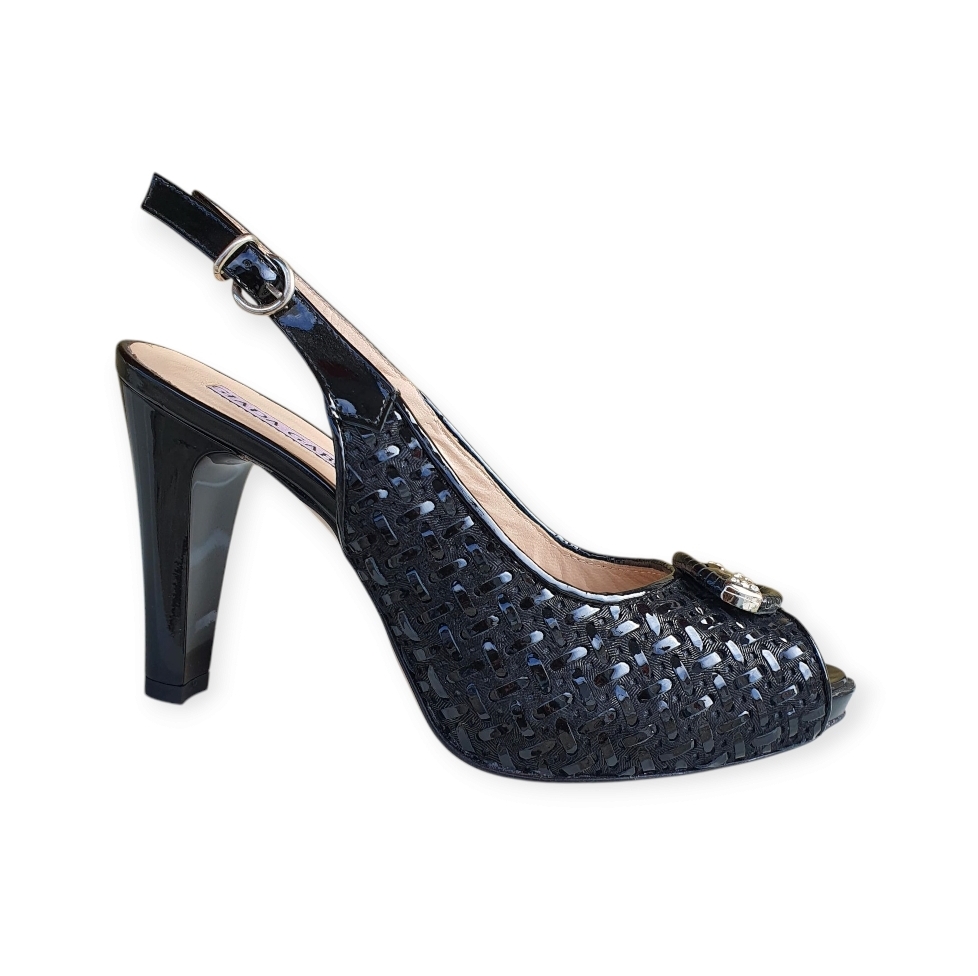 7523 Cam tek nero intrecciato